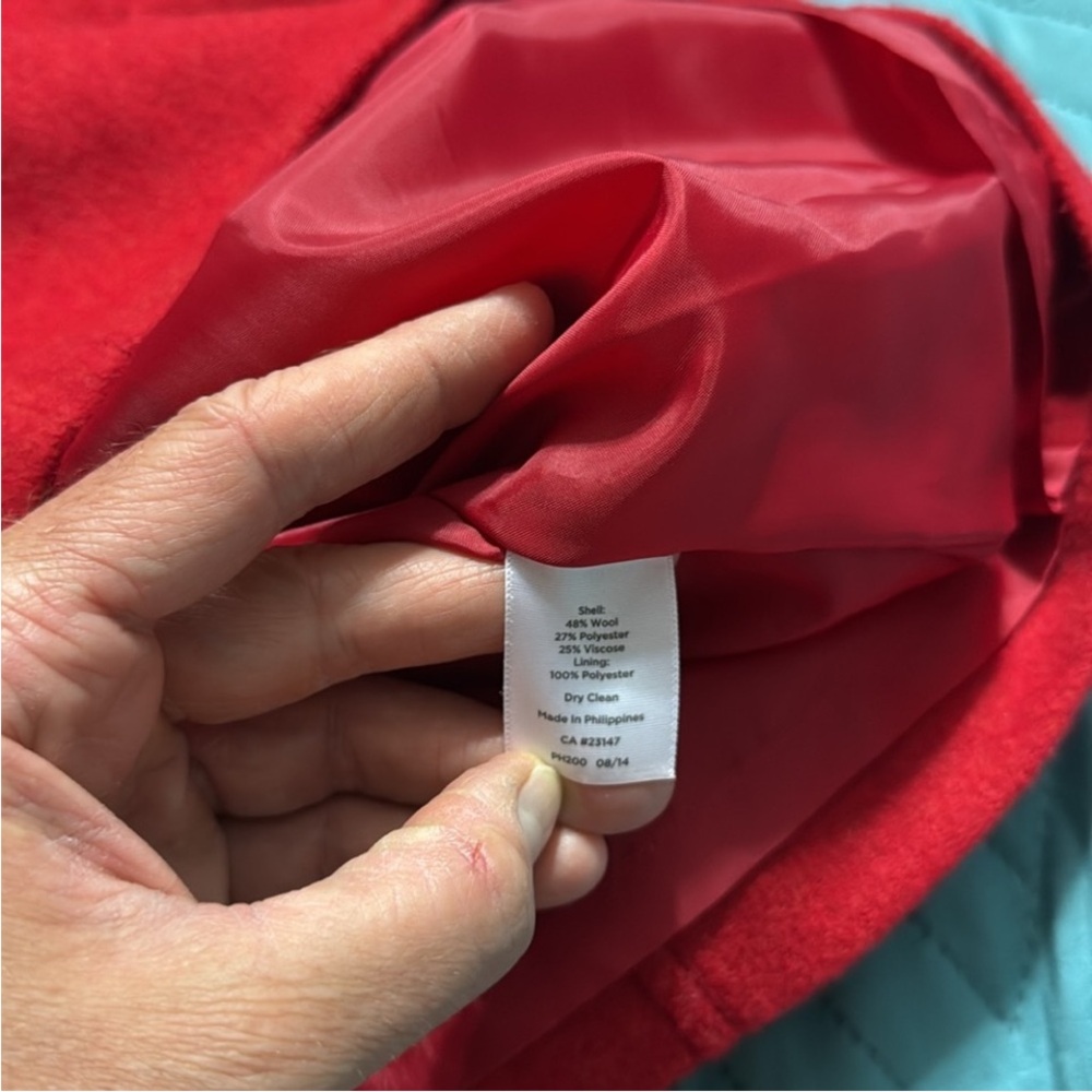 Talbots Red Mini Skirt - Picture 5 of 6